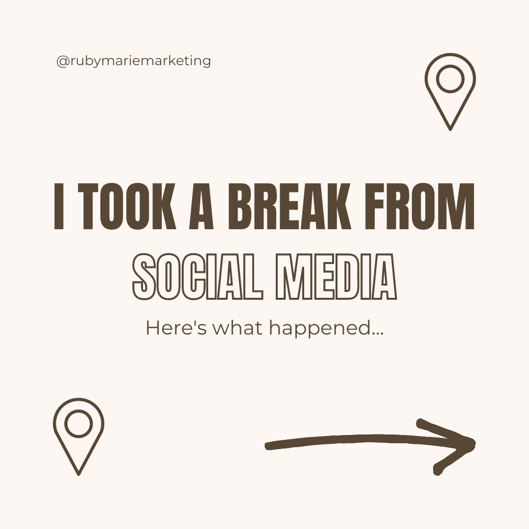 I Took a Break from Social Media, Here’s What Happened…